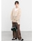 メッシュ編みメタル釦カーディガン