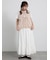 レース×ピンタックリボンベスト《限定カラーあり》