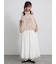 レース×ピンタックリボンベスト《限定カラーあり》