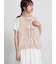 レース×ピンタックリボンベスト《限定カラーあり》