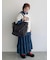【Cross×Staff】ボトルポケ付/10ポケットトートbag