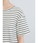 【接触冷感】裾レースボーダーTシャツ