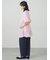 綿麻ストレッチテーパードパンツ