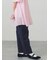綿麻ストレッチテーパードパンツ