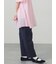 綿麻ストレッチテーパードパンツ