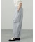 綿麻ストレッチテーパードパンツ