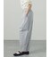 綿麻ストレッチテーパードパンツ