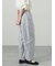 綿麻ストレッチテーパードパンツ