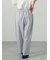 綿麻ストレッチテーパードパンツ