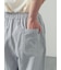 綿麻ストレッチテーパードパンツ