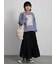アシメティアードラップスカート