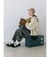 ベロアTストラップスニーカー《22.5／25.0 WEB限定サイズ》