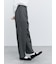 【イージーケア、マシンウォッシャブル】タックストレートパンツ