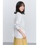 レース付きロゴプリントロングTシャツ