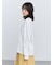 レース付きロゴプリントロングTシャツ
