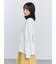 レース付きロゴプリントロングTシャツ