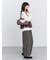 ツイルワイドストレートパンツ