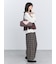 ツイルワイドストレートパンツ