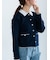 総針衿付きジャケットカーディガン《2026 spring catalog item》