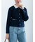 総針衿付きジャケットカーディガン《2026 spring catalog item》