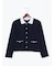 総針衿付きジャケットカーディガン《2026 spring catalog item》