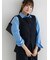 スクエアネックジレ【AOYAMA FASHION ASSOCIATION × T? chichi】