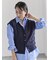 総針ポケット付きVネックベスト《2026 spring catalog item》