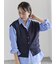 総針ポケット付きVネックベスト《2026 spring catalog item》
