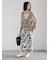 ペイントパターンナロースカート《2026 spring catalog item》