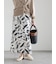 ペイントパターンナロースカート《2026 spring catalog item》