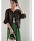 【WEB限定カラーあり】ペーパータッチヤーン2wayメッシュニット