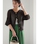 【WEB限定カラーあり】ペーパータッチヤーン2wayメッシュニット