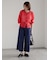 【WEB限定カラーあり】ペーパータッチヤーン2wayメッシュニット