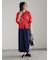 【WEB限定カラーあり】ペーパータッチヤーン2wayメッシュニット