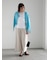【WEB限定カラーあり】ペーパータッチヤーン2wayメッシュニット