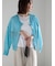 【WEB限定カラーあり】ペーパータッチヤーン2wayメッシュニット