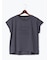【接触冷感】エンボスロゴフレンチスリーブTシャツ