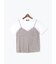 サテンキャミドッキングTシャツ