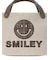 SMILEY柄生地刺繍トートバッグ