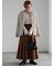 【帯電防止/マシンウォッシャブル】レースレイヤードVネックプルオーバー