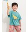 【吸水速乾】恐竜プリントTシャツ