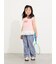 【吸水速乾】裾レースフレンチスリーブTシャツ