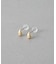 ドロップ ビジュー ピアス