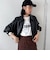 フェイクレザーショートジャケット