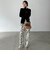 シルクミックス細見えリブニット
