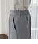 センターピンタックセミフレアパンツ