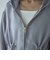 ウエストドロストメッシュパーカー