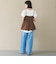 ’ソフトデニムワイドタックパンツ’／