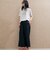 【ハンドウォッシャブル】シャイニータックワイドパンツ