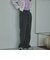 ピグメント裏毛フレアパンツ